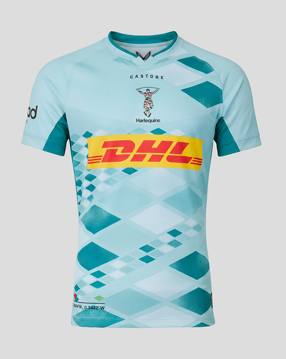 Harlequins Men's 2026/27 Away Pro Shirt - Blue