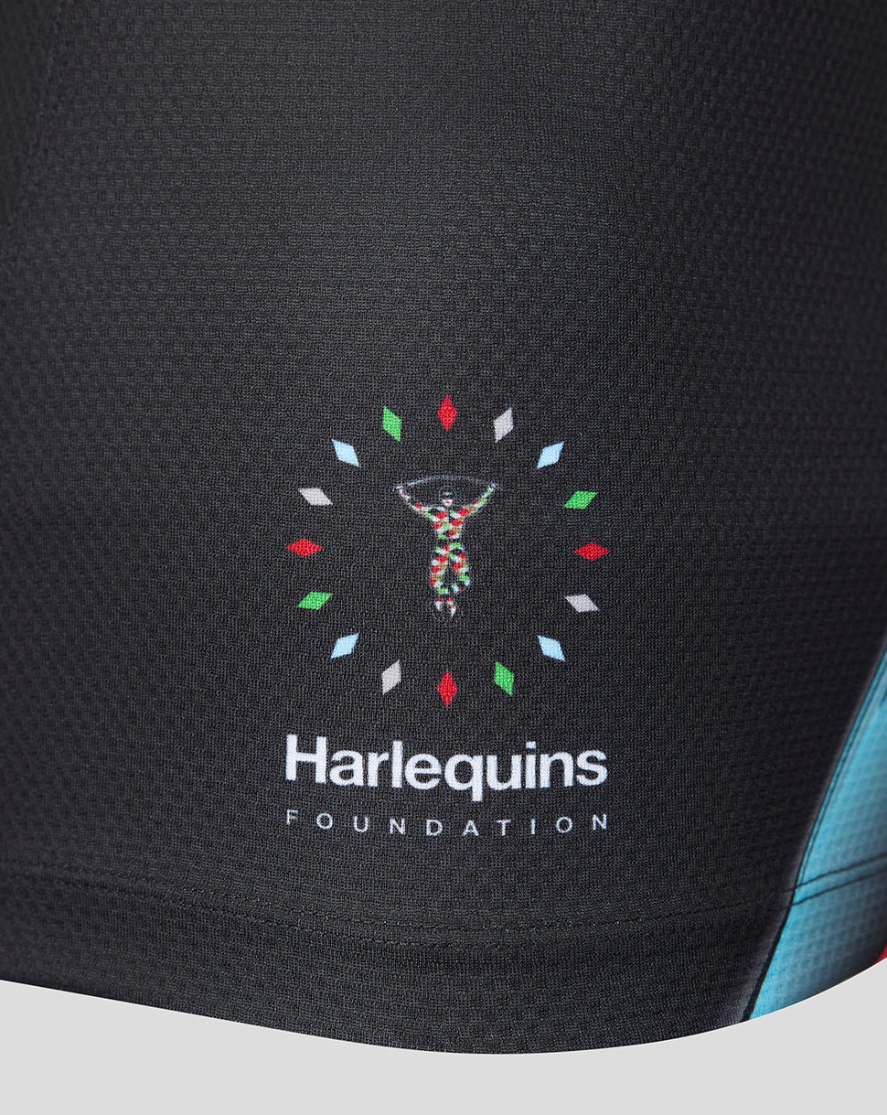 Camiseta Harlequins Hombre 2026/27 Tercera Pro - Negro/Multicolor