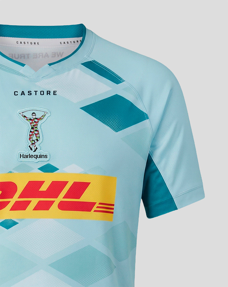 Camiseta Harlequins Hombre 2026/27 Visitante Réplica - Azul