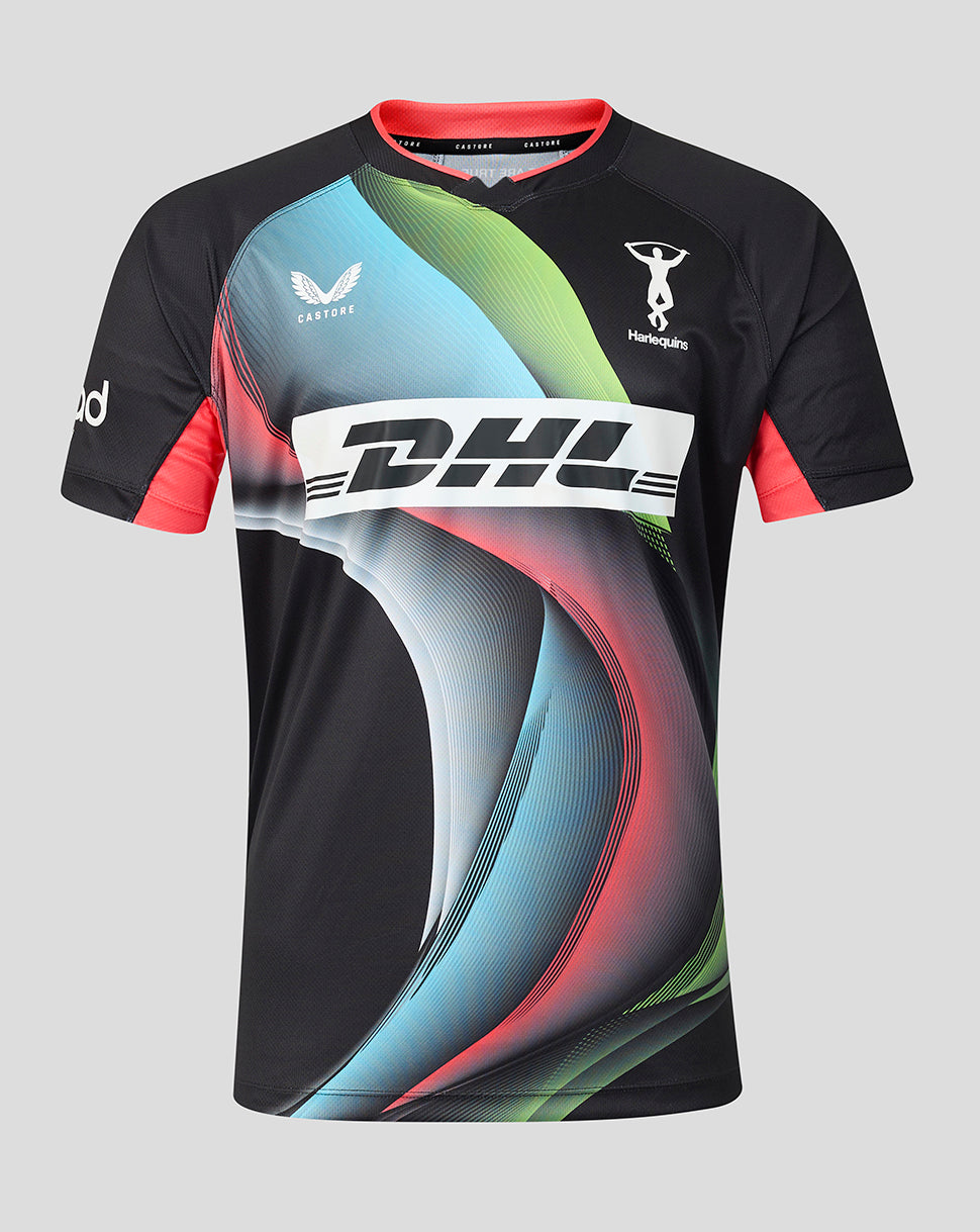Harlequins Herren 2026/27 Ausweich Replica Trikot - Schwarz/Mehrfarbig