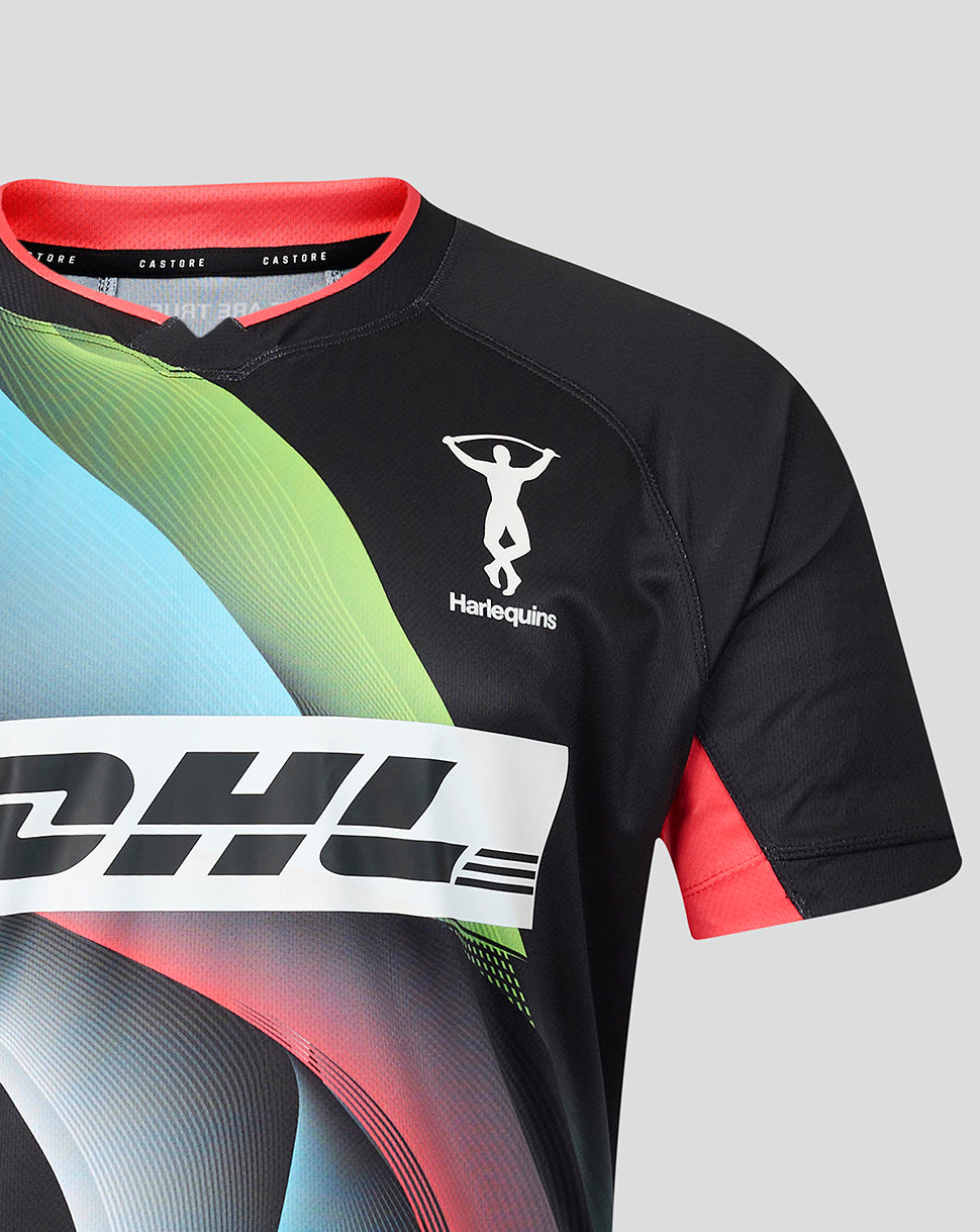 Harlequins Herren 2026/27 Ausweich Replica Trikot - Schwarz/Mehrfarbig