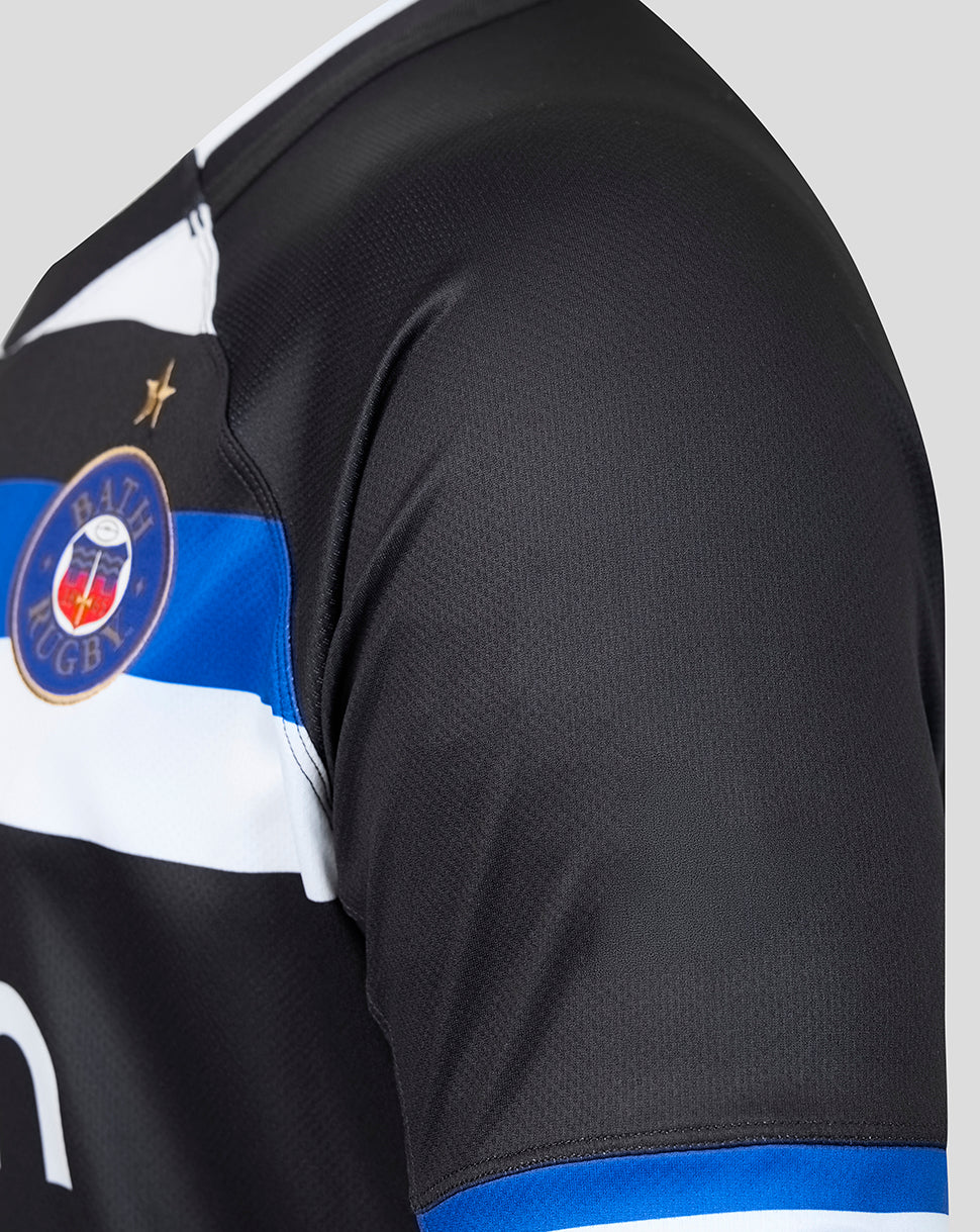 Bath Rugby Herren 2026/27 Heim Replica Trikot - Schwarz/Blau