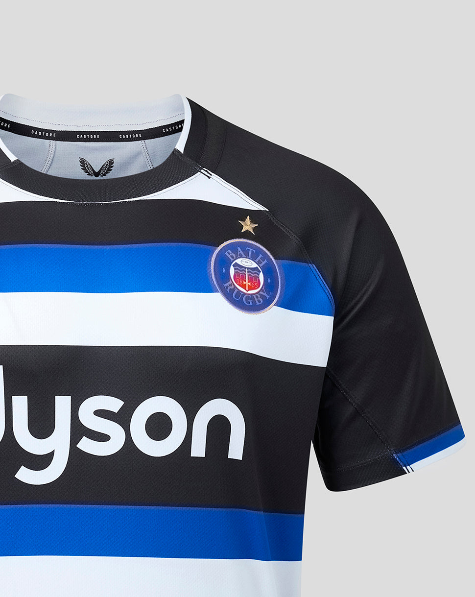 Bath Rugby Herren 2026/27 Heim Replica Trikot - Schwarz/Blau