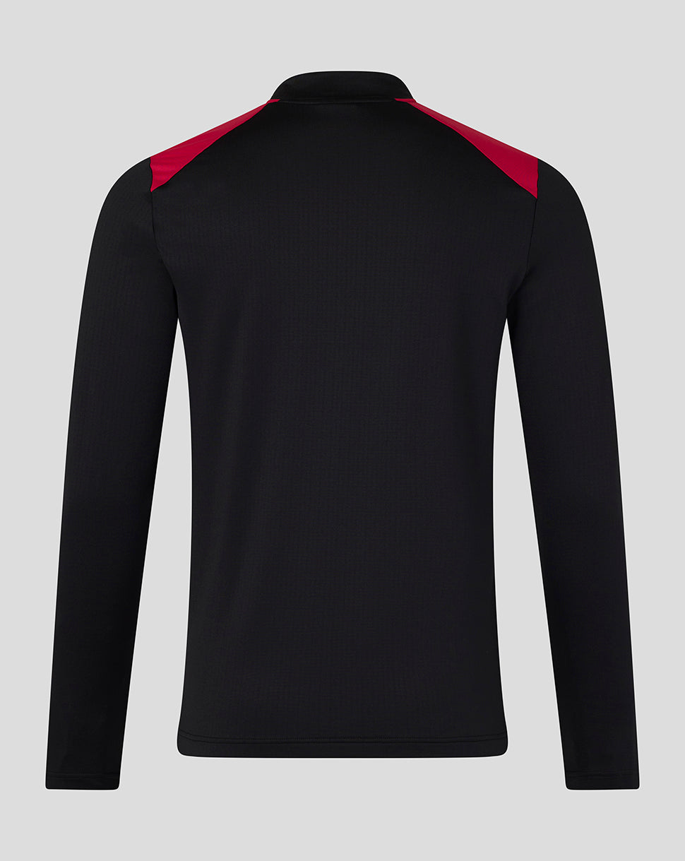 England Rugby Men's 26/27 Training Midlayer Top - Black - Black