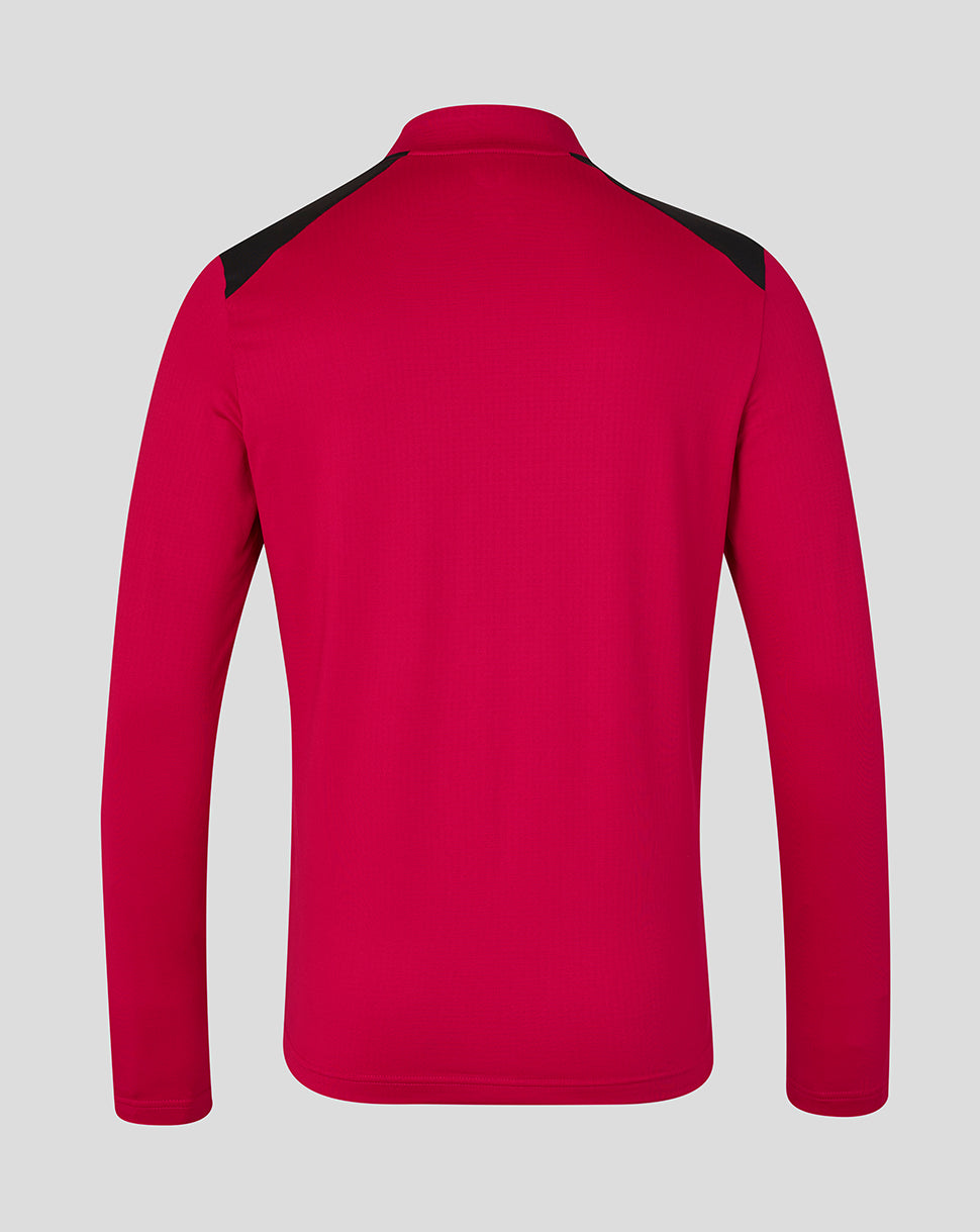 England Rugby Herren 26/27 Training Midlayer Oberteil – Rot - Rot