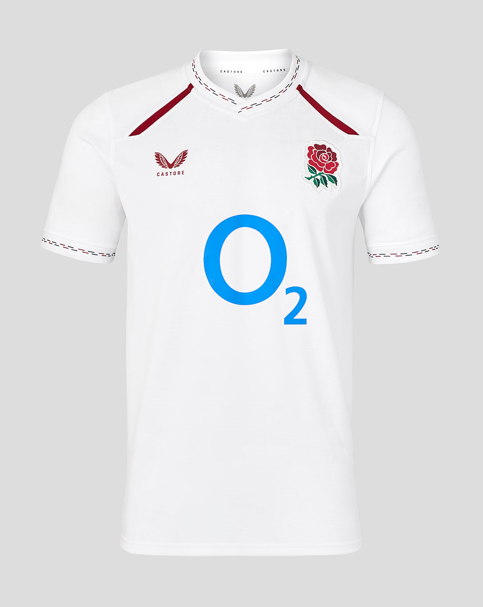 England Rugby Men's 26/27 Home Replica Short Sleeve Shirt - White - White