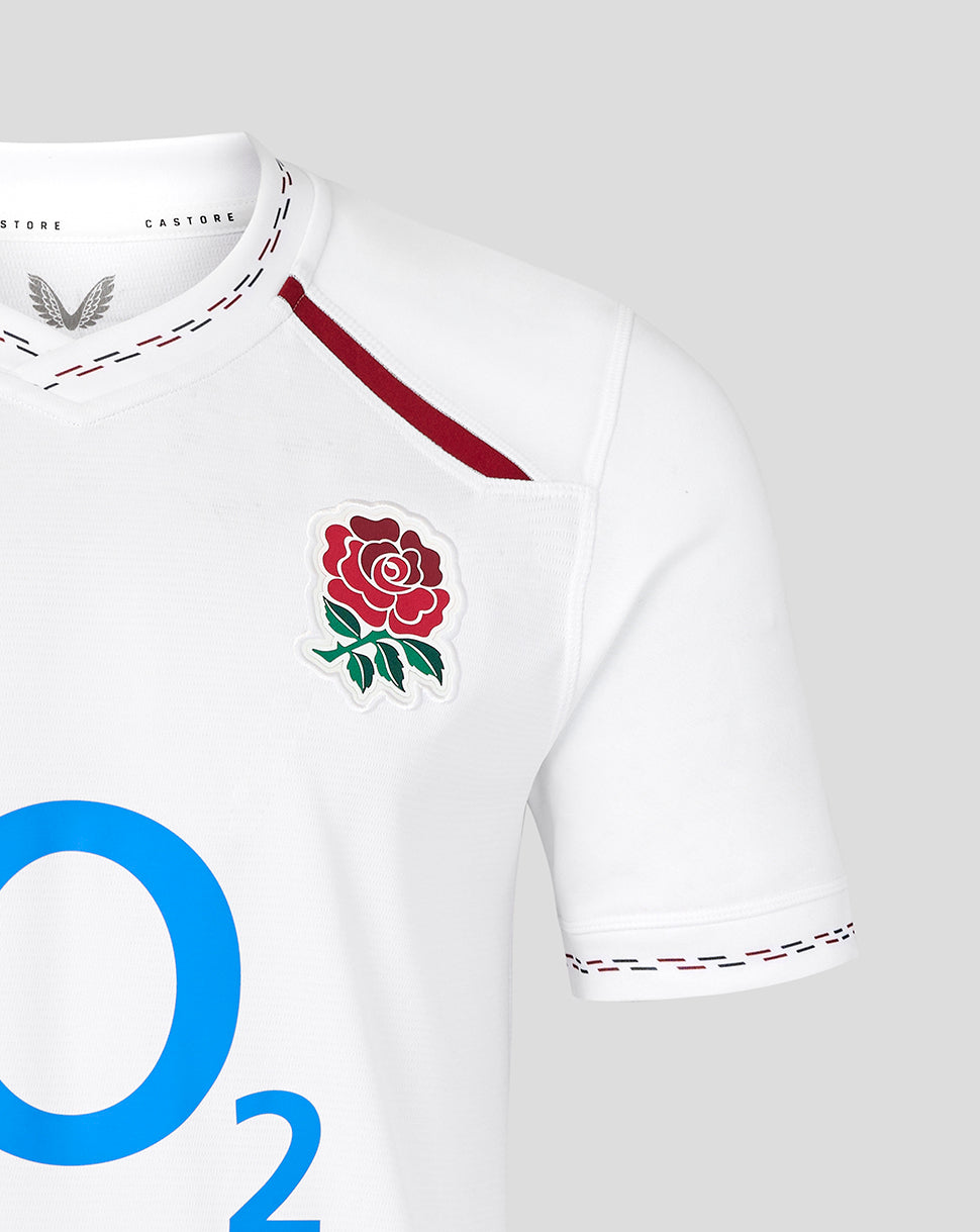England Rugby Men's 26/27 Home Replica Short Sleeve Shirt - White - White