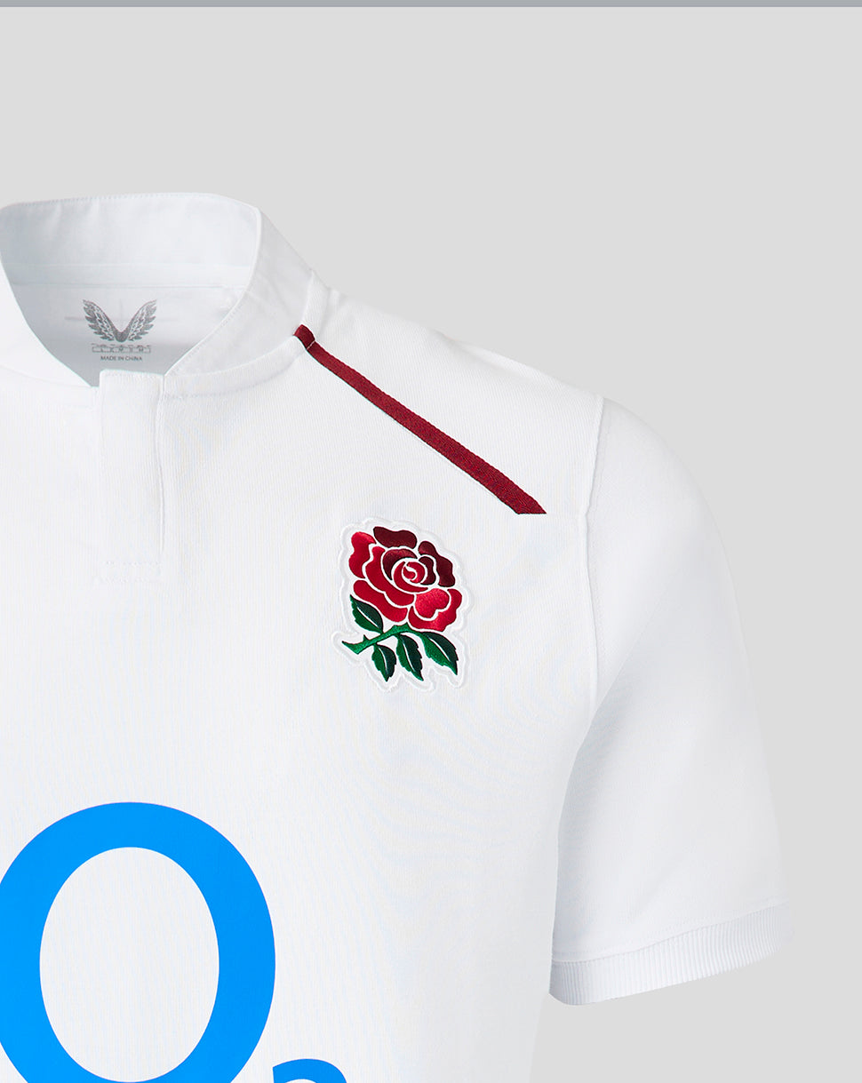 England Rugby Men's 26/27 Home Classic Short Sleeve Shirt - White - White