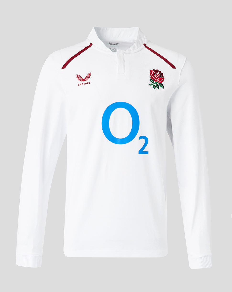 England Rugby Women's 26/27 Home Classic Long Sleeve Shirt - White - White