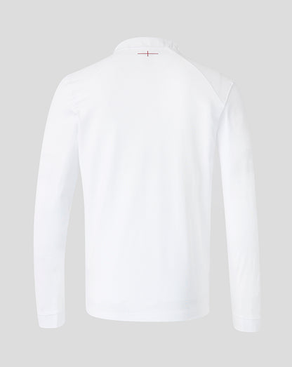 White shirt on a light gray background