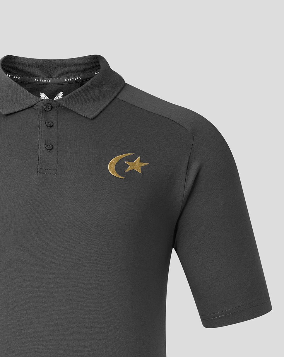 Saracens Men's 2026/27 Travel Polo - Grey - Grey
