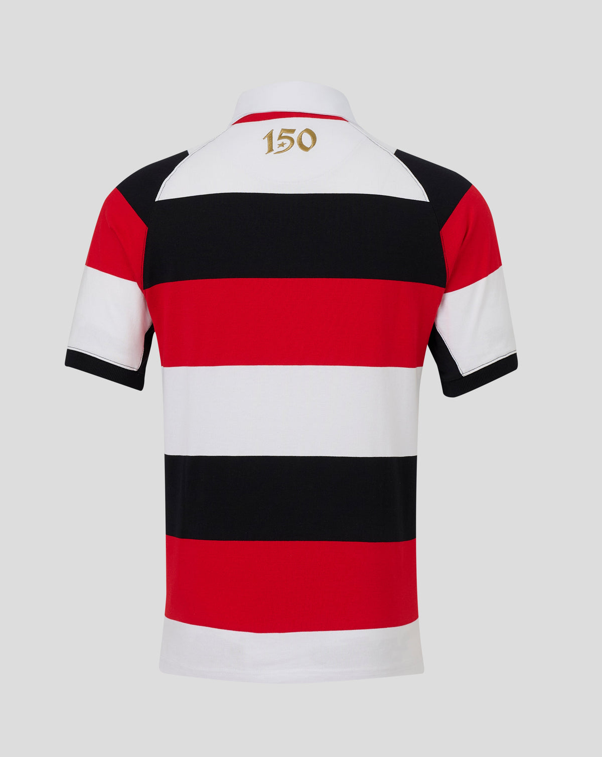 Saracens Heren 2026/27 150 Anniversary Classic shirt met korte mouwen - Wit - Wit/Zwart/Rood