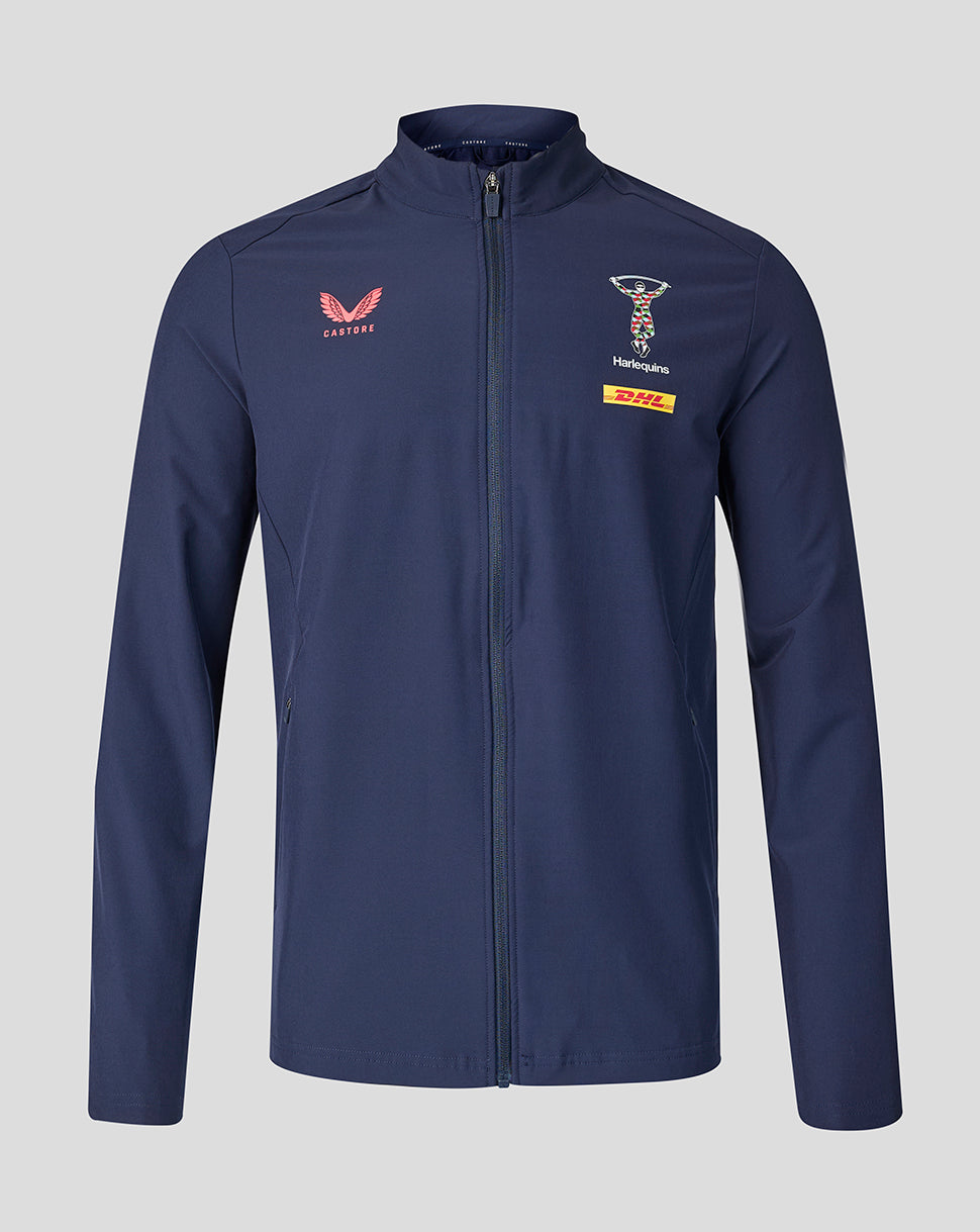 Chaqueta Harlequins Hombre 2026/27 Matchday Walkout - Azul marino