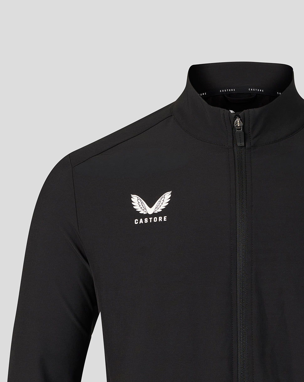 Saracens Heren 2026/27 Matchday Walkout Jas – Zwart - Zwart