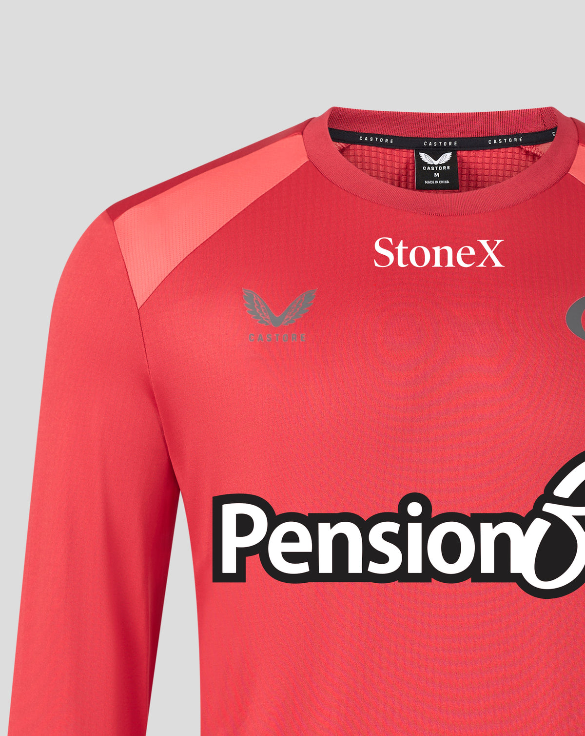 Sudadera Saracens Hombre 2026/27 Training – Rojo - Rosa palo