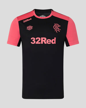 Black and pink sports jersey with '32Red' branding on a gray background