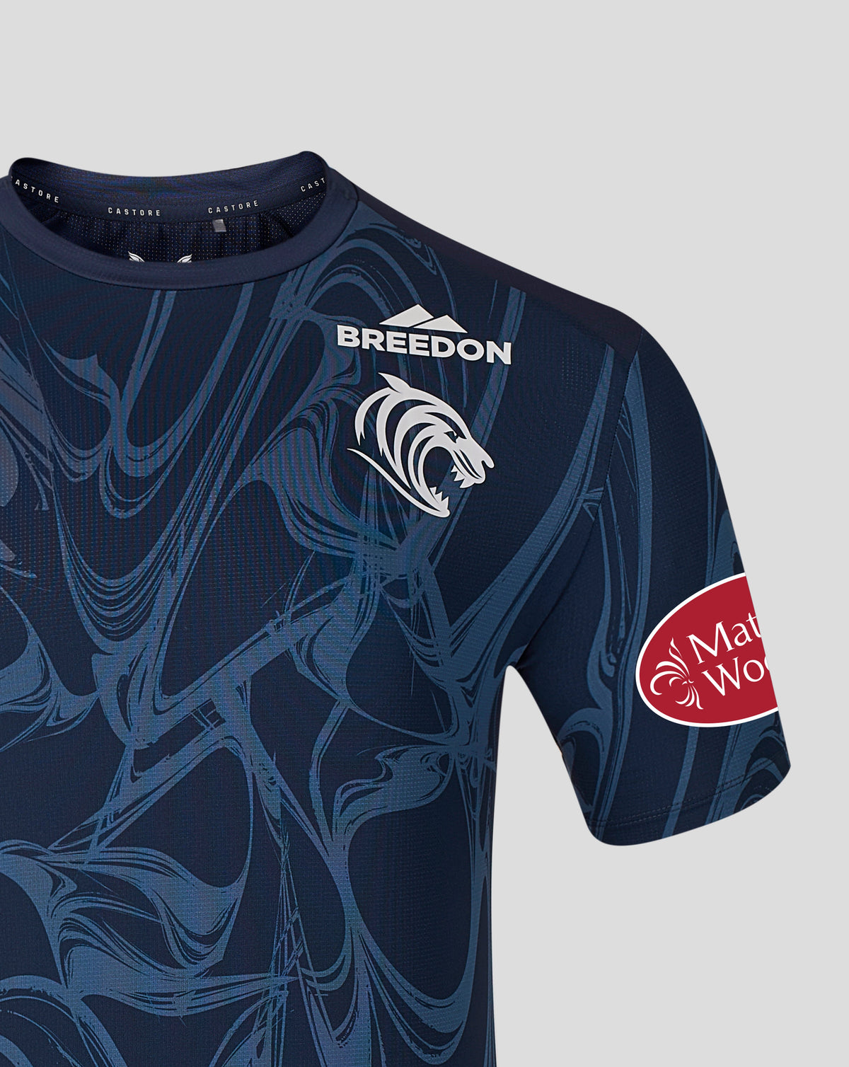 Leicester Tigers Men's 2026/27 Matchday T-Shirt - Navy