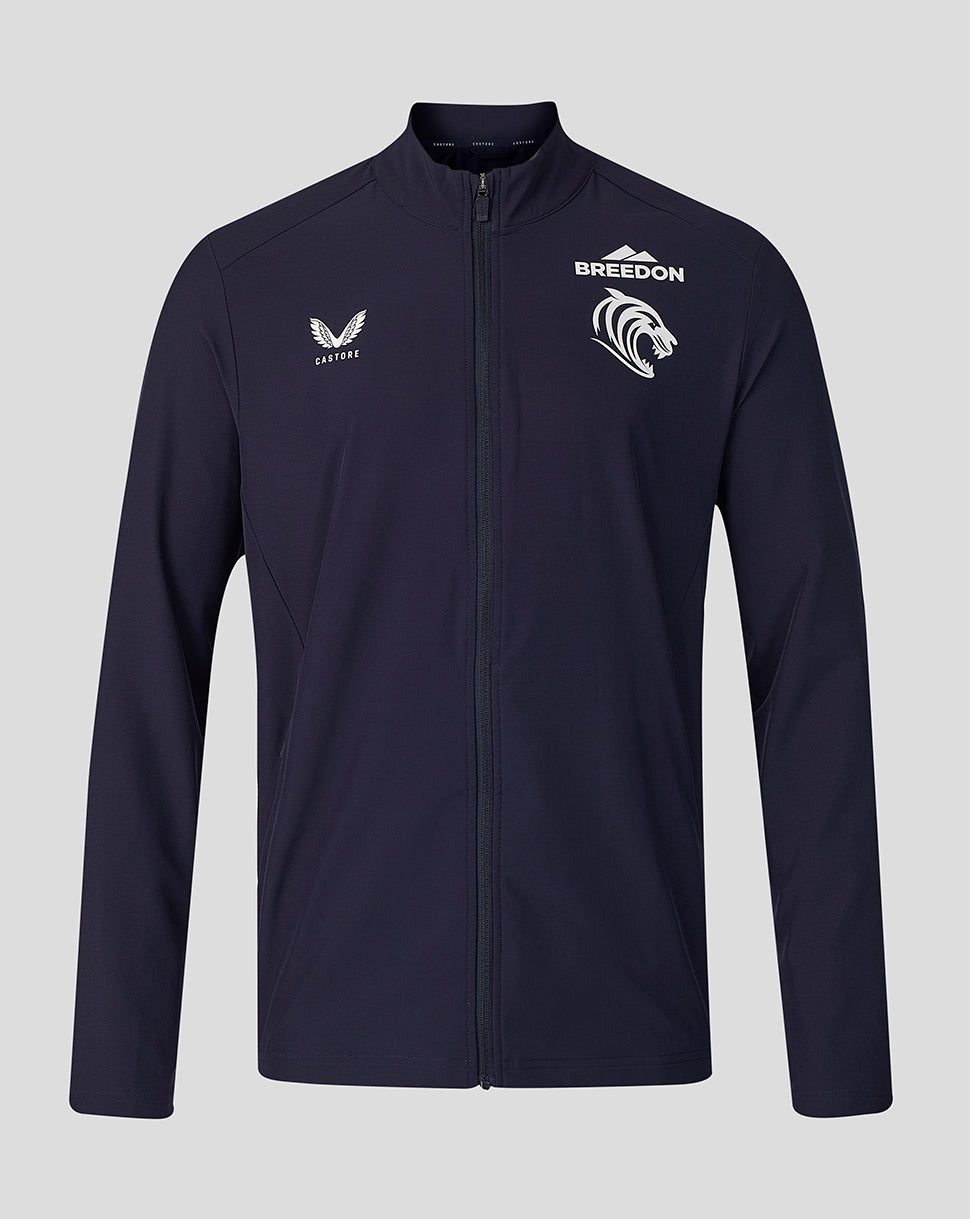 Leicester Tigers Herren 2026/27 Matchday Walkout Jacke - Marineblau