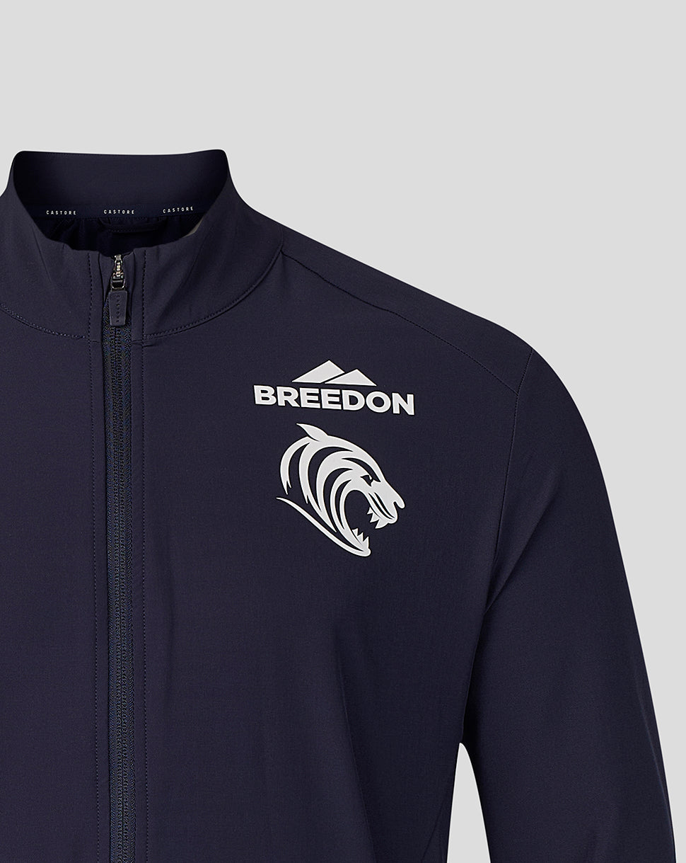 Leicester Tigers Herren 2026/27 Matchday Walkout Jacke - Marineblau
