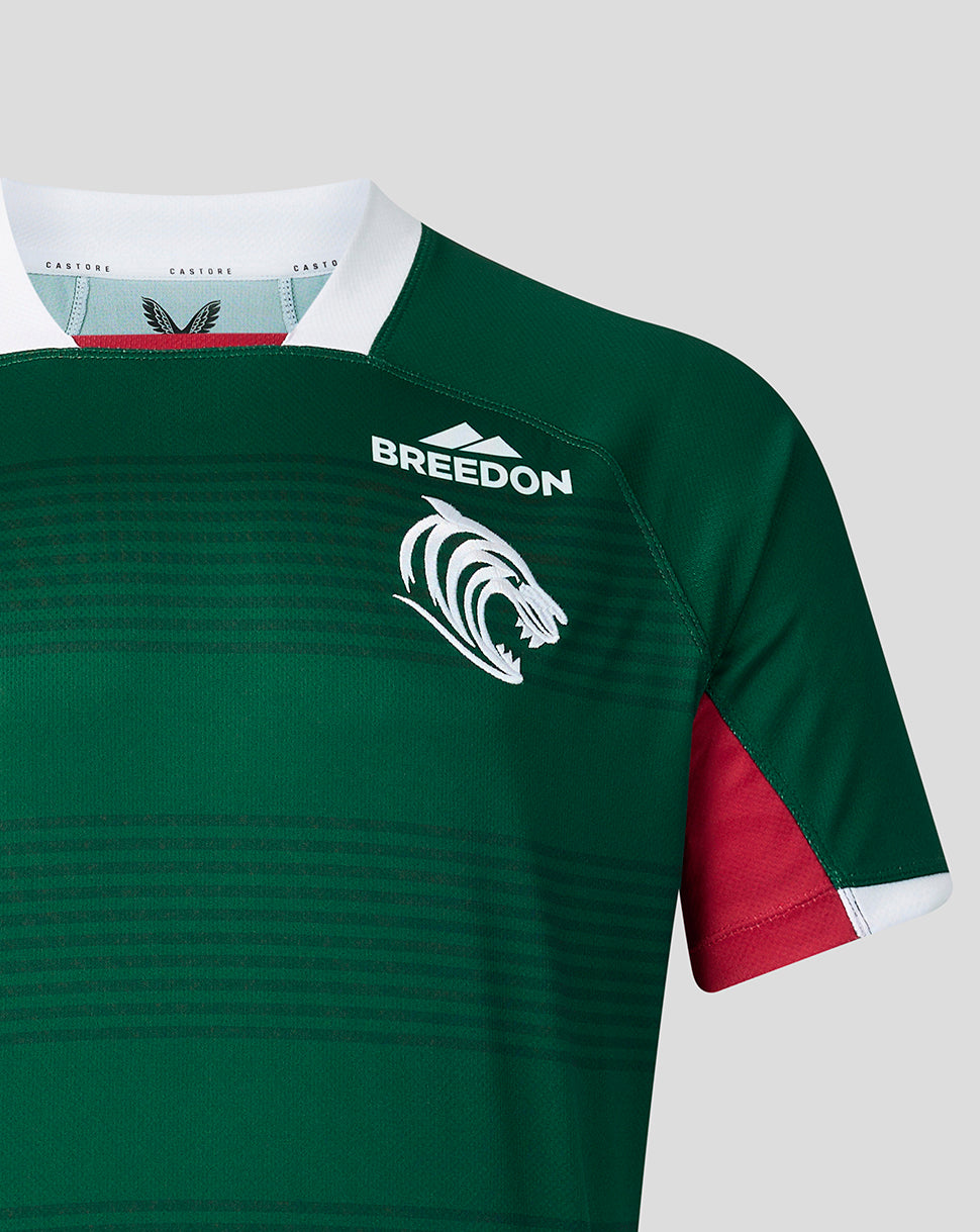 Leicester Tigers Junior 2026/27 Home Replica Shirt - Botanical Garden