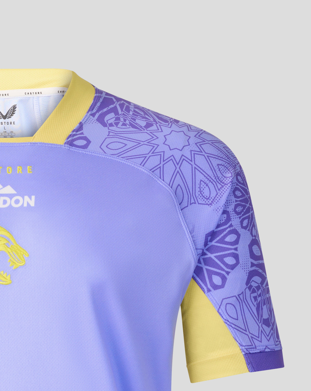 Leicester Tigers Junior 2026/27 Auswärts Replica Trikot - Lavendel