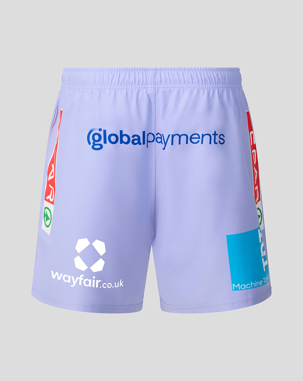 Leicester Tigers Men's 2026/27 Away Replica Shorts - Lavender