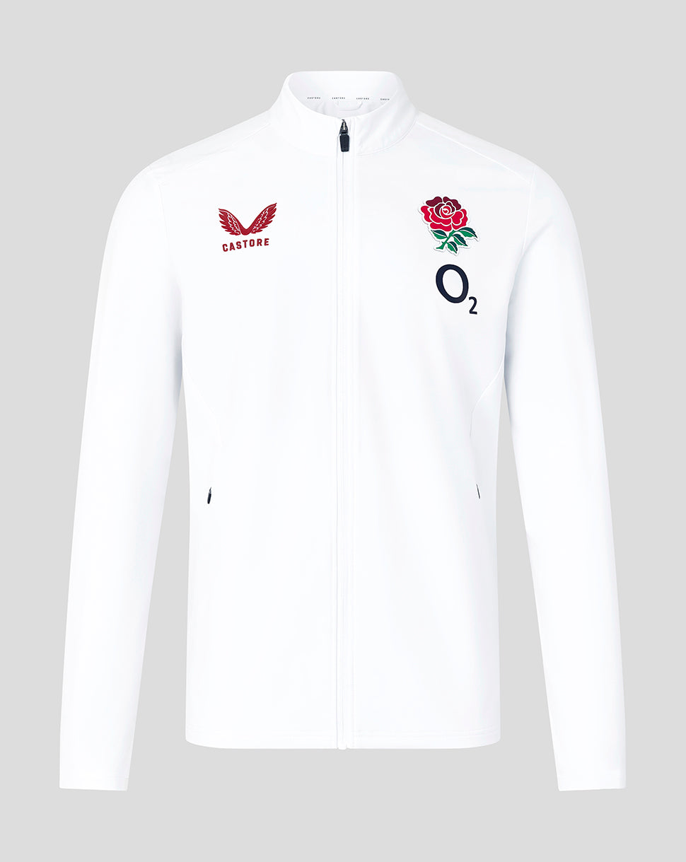 Chaqueta England Rugby Hombre 26/27 Anthem – Blanco - Blanco