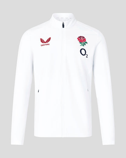 England Rugby Men's 26/27 Anthem Jacket - White