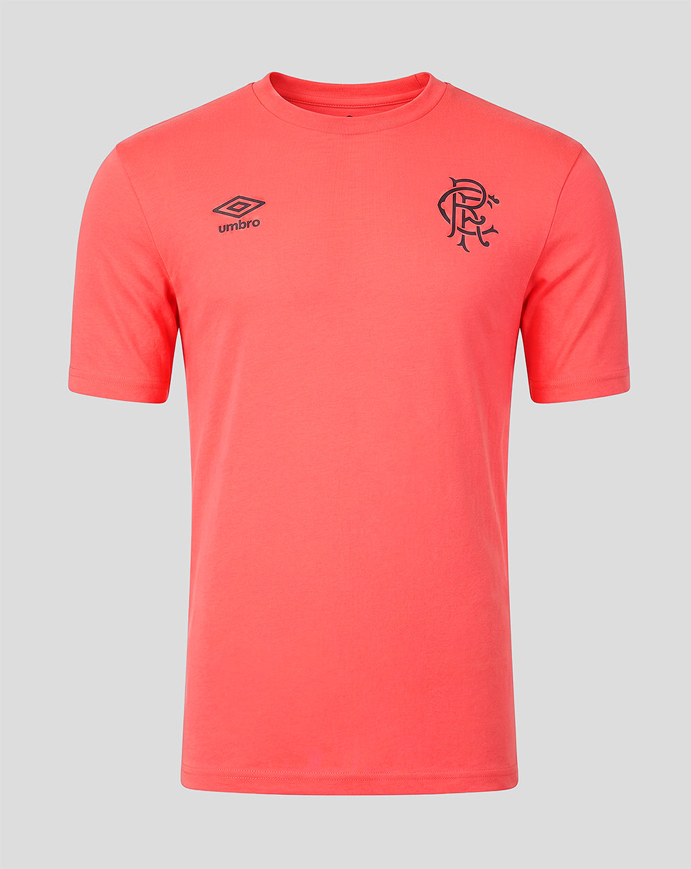 Rangers FC Herren 2026/27 Presentation T-Shirt – Koralle - Koralle