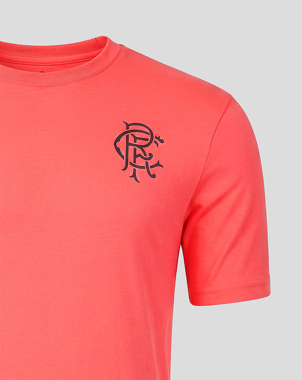 Rangers FC Herren 2026/27 Presentation T-Shirt – Koralle - Koralle