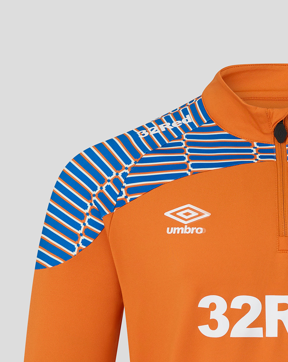 Rangers FC Herren 2026/27 Away Matchday 1/4-Zip-Oberteil - Orange