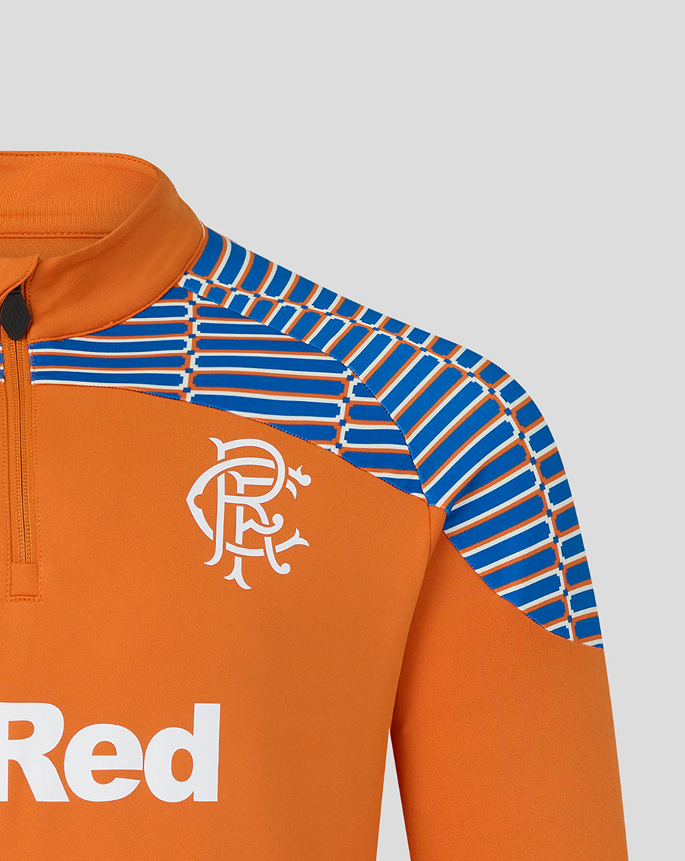 Rangers FC Herren 2026/27 Away Matchday 1/4-Zip-Oberteil - Orange