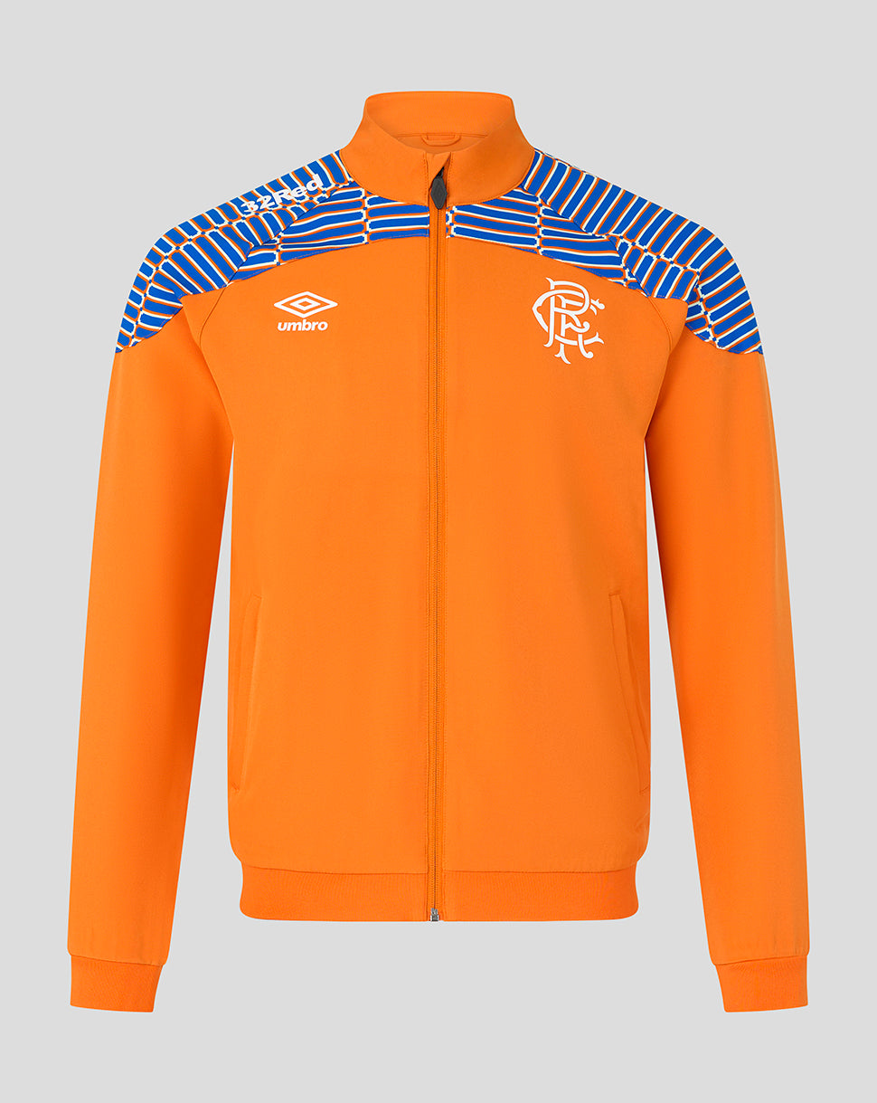 Rangers FC Men's 2026/27 Away Matchday Walkout Jacket - Orange