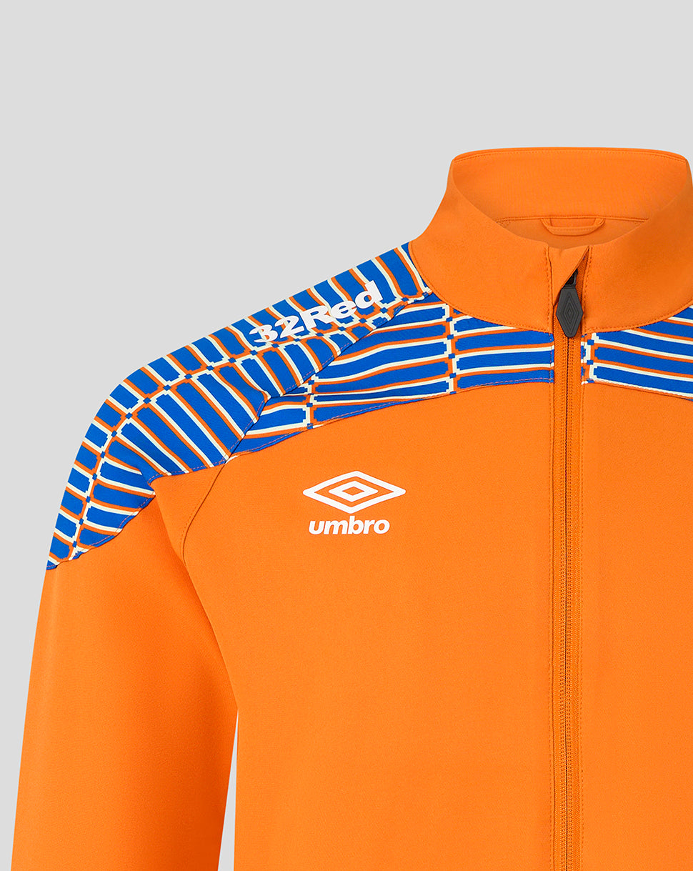 Rangers FC Men's 2026/27 Away Matchday Walkout Jacket - Orange