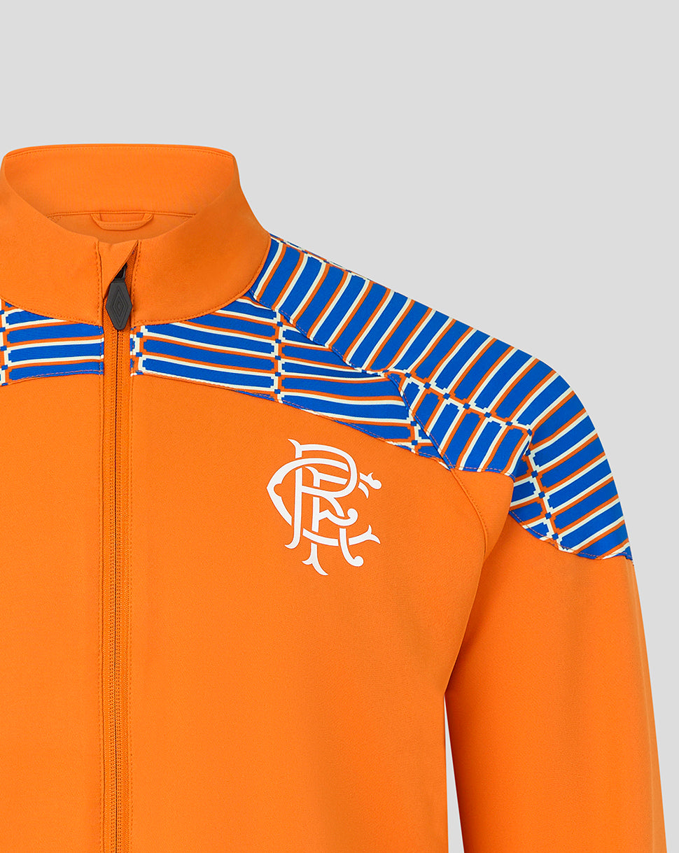 Rangers FC Men's 2026/27 Away Matchday Walkout Jacket - Orange