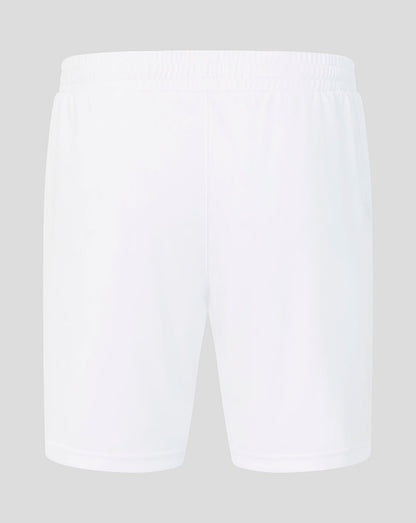 White shorts on a light gray background