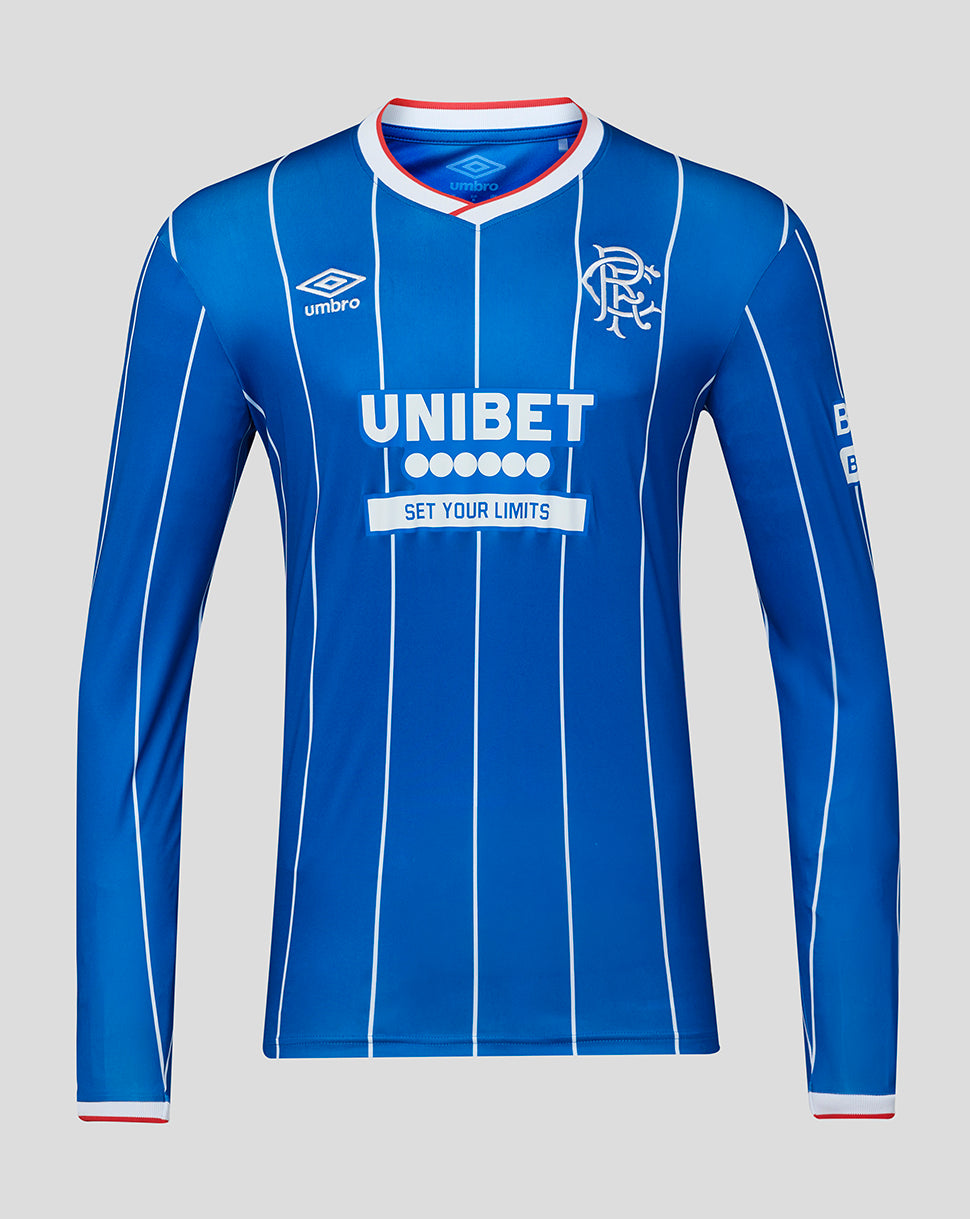Rangers FC Herren 2026/27 Home Langarm-Trikot - Lapis Blue
