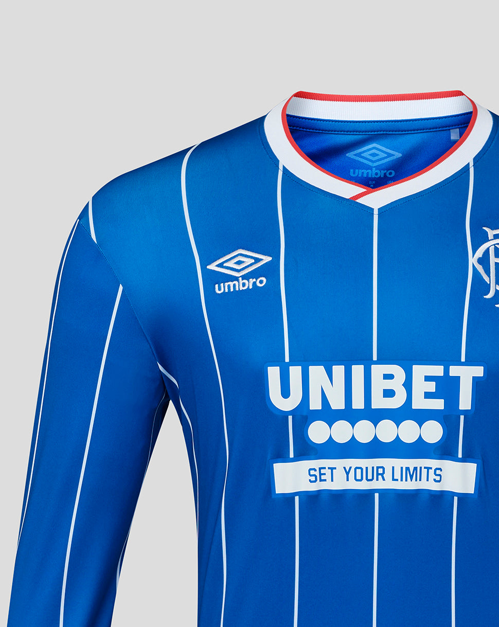 Rangers FC Herren 2026/27 Home Langarm-Trikot - Lapis Blue