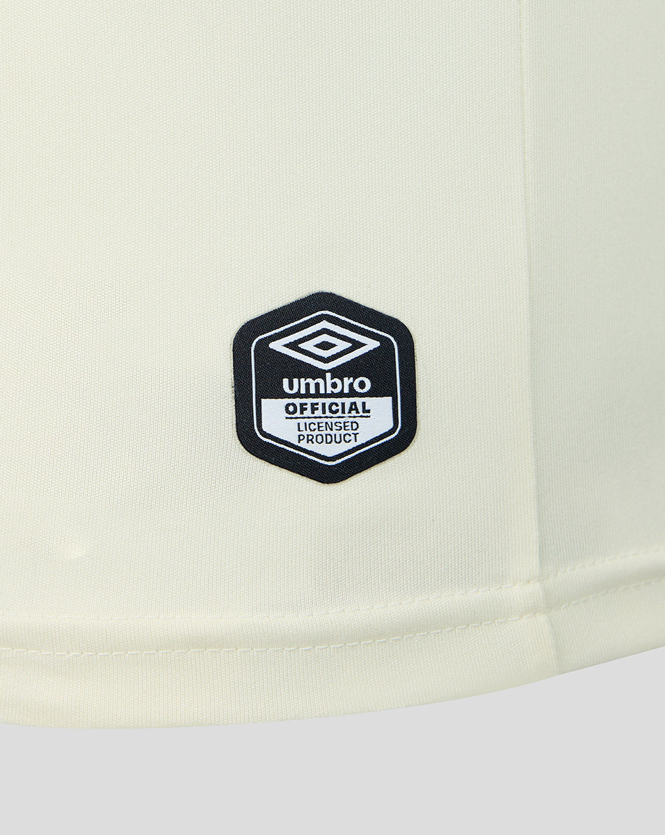 Umbro logo on a light-colored garment
