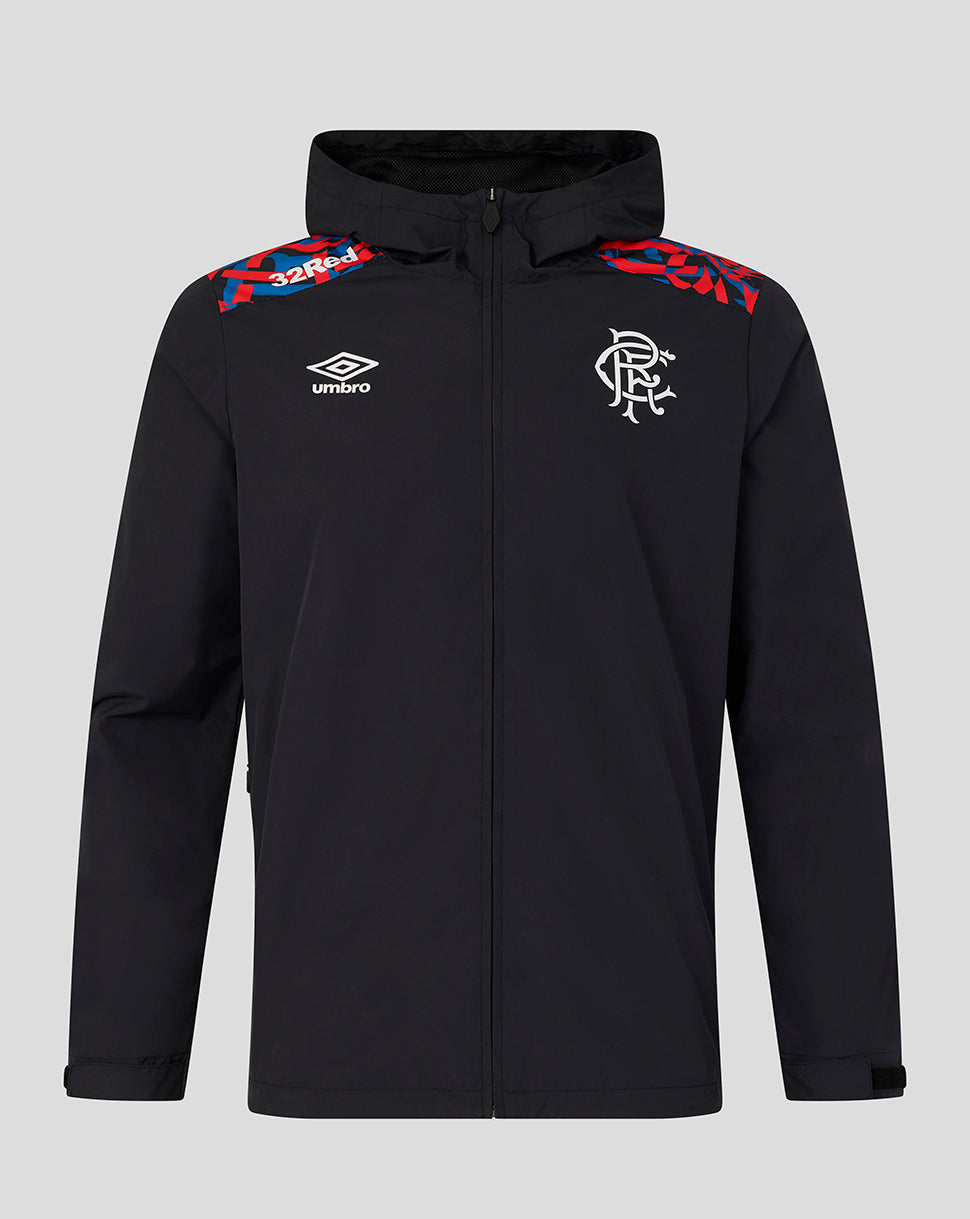 Rangers FC Heren 2026/27 Derde Matchday Shower Jas - Zwart