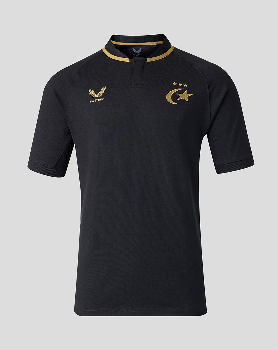 Camiseta de manga corta Saracens 2026/27 Home Classic Cotton de hombre - Negro