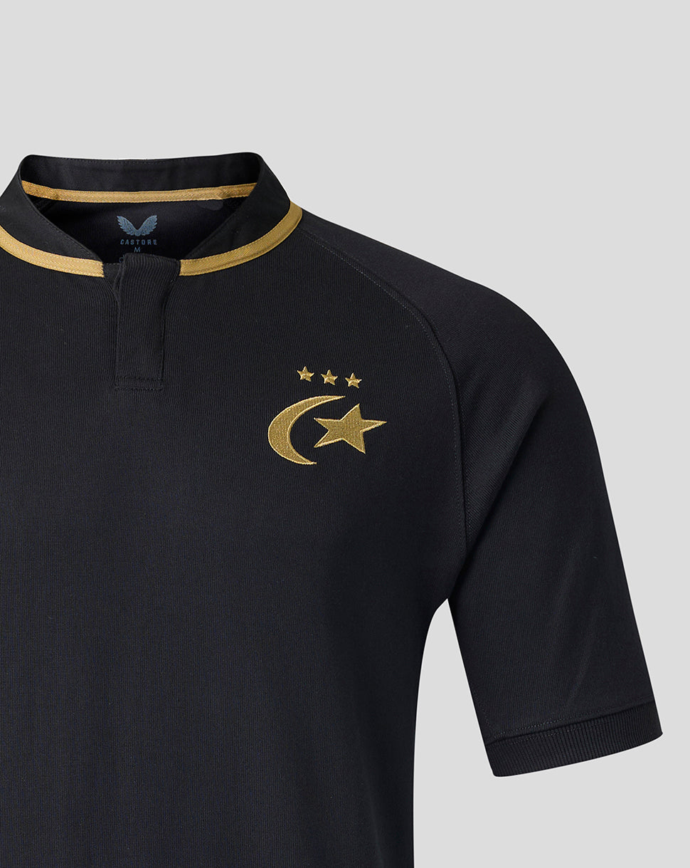 Camiseta de manga corta Saracens 2026/27 Home Classic Cotton de hombre - Negro