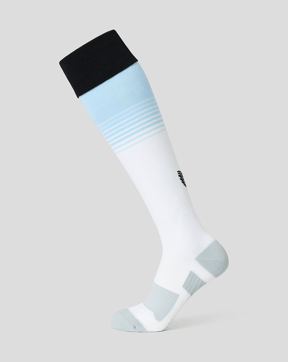 Calcetines Bath Rugby Junior 2026/27 Visitante - Blanco/Negro