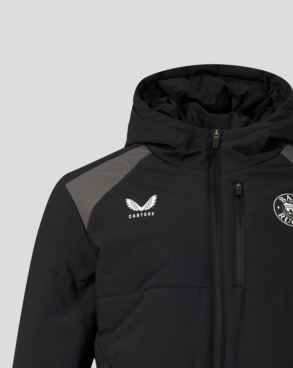 Bath Rugby Unisex 2026/27 Training Steppjacke - Schwarz