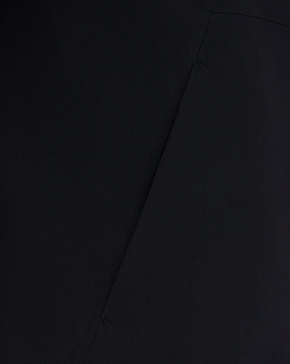 Close-up of a black fabric texture