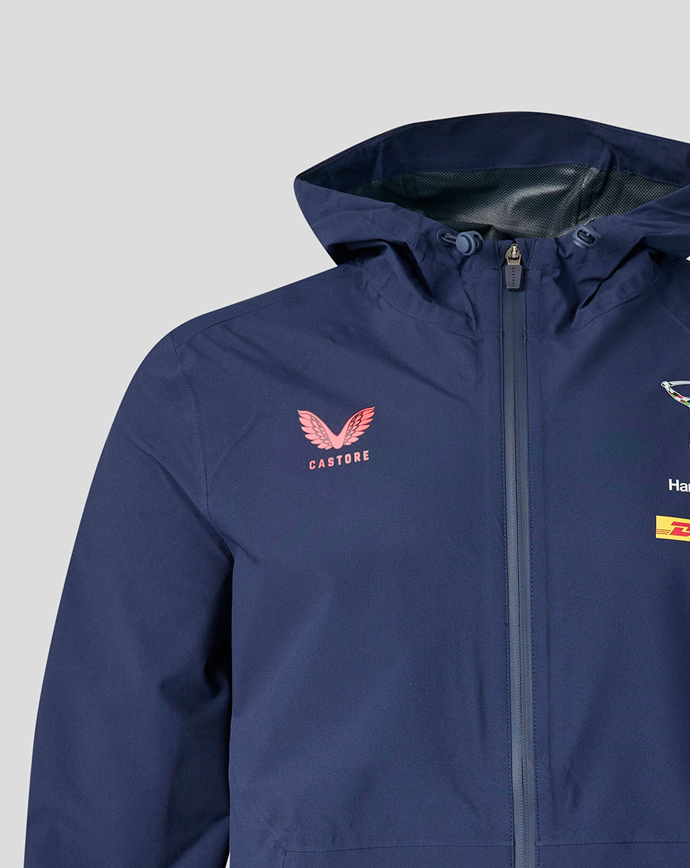 Chaqueta de lluvia Harlequins 26/27 Training unisex - Azul marino