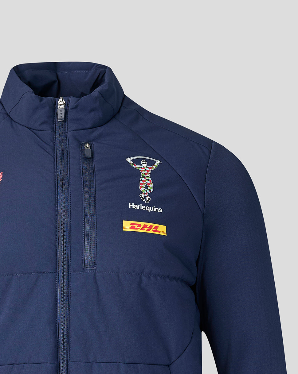 Harlequins Unisex 26/27 Training Thermal Jacke - Marineblau