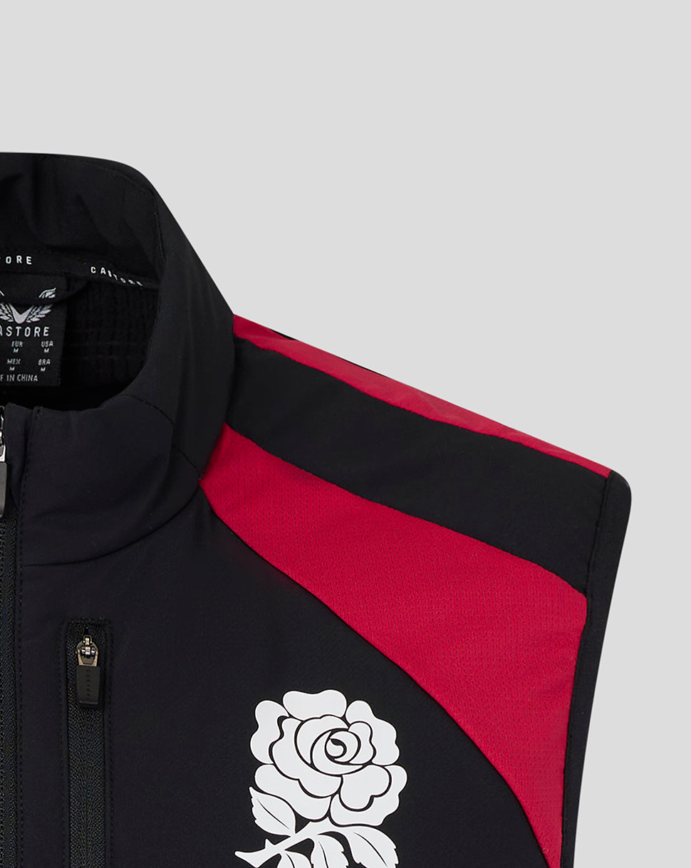 England Rugby Unisex 26/27 Training Lightweight Gilet - Black - Black