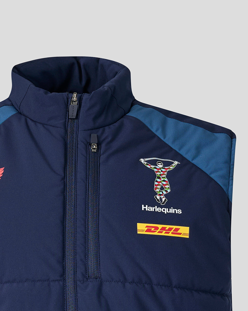 Chaleco Harlequins Unisex 26/27 Training - Azul marino