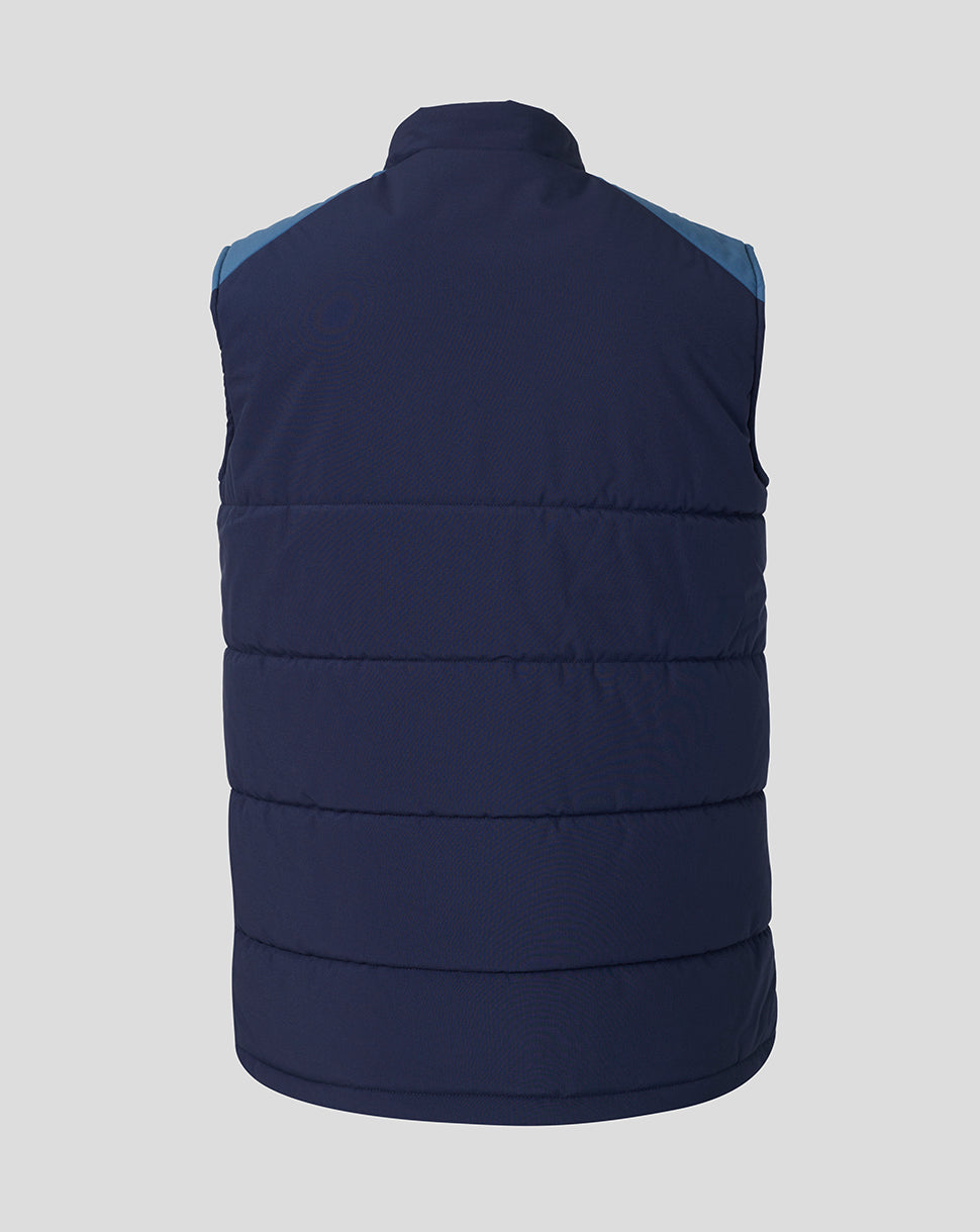 Leicester Tigers Unisex 2026/27 Training Gilet - Navy